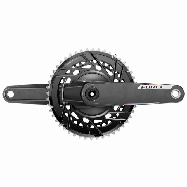 SRAM Force AXS E1 48/35t DUB Wattmätare Vevparti