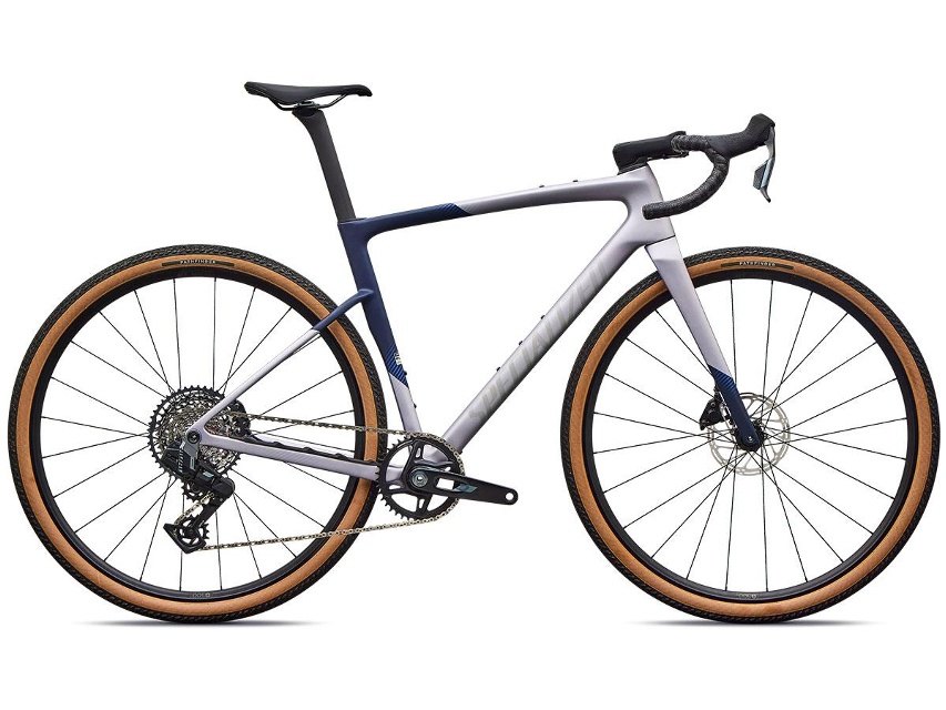 Specialized Crux 5 Comp Rival XPLR Gravelcykel Amethyst Frost/deep Marine