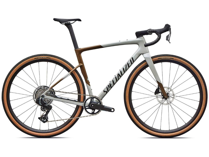 Specialized Crux 5 Expert Force XPLR Gravelcykel Burnt Gold/dolomite Metallic