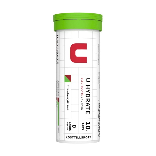 Umara U Hydrate Elektrolyttabletter Jordgubb/Lime