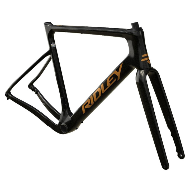 Ridley ASTR Gravel Ramset Black/Bronze Gold i gruppen Komponenter / Ramar / Cross/Gravel hos CykelCity (10226)