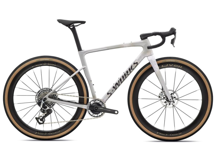 Specialized S-Works Crux 5 SRAM RED XPLR Gravelcykel Silver Dust i gruppen Cyklar / Gravelcykel/cyclocross hos CykelCity (10898)