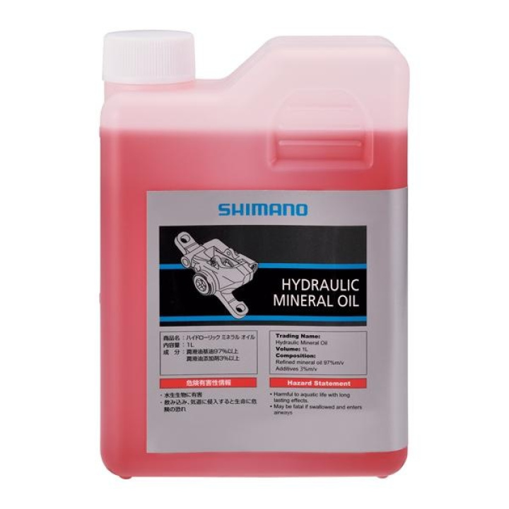 Shimano Bromsolja Mineral Olja 1000ml i gruppen Komponenter / Bromsar / Skivbromstillbehör hos CykelCity (23048)