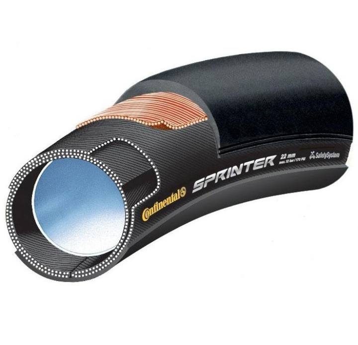 Continental Sprinter Tubdäck Cykeldäck 25mm i gruppen Komponenter / Däck / Racerdäck / Racerdäck Tub hos CykelCity (27123)