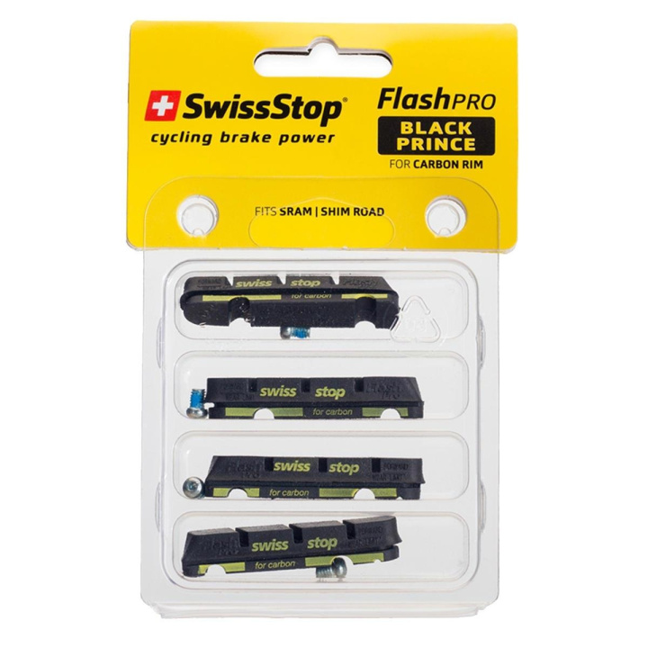 SwissStop Flash Pro Black Prince Shimano Bromsklossar i gruppen Komponenter / Bromsklossar / Bromsklossar/bromsgummin hos CykelCity (3479)