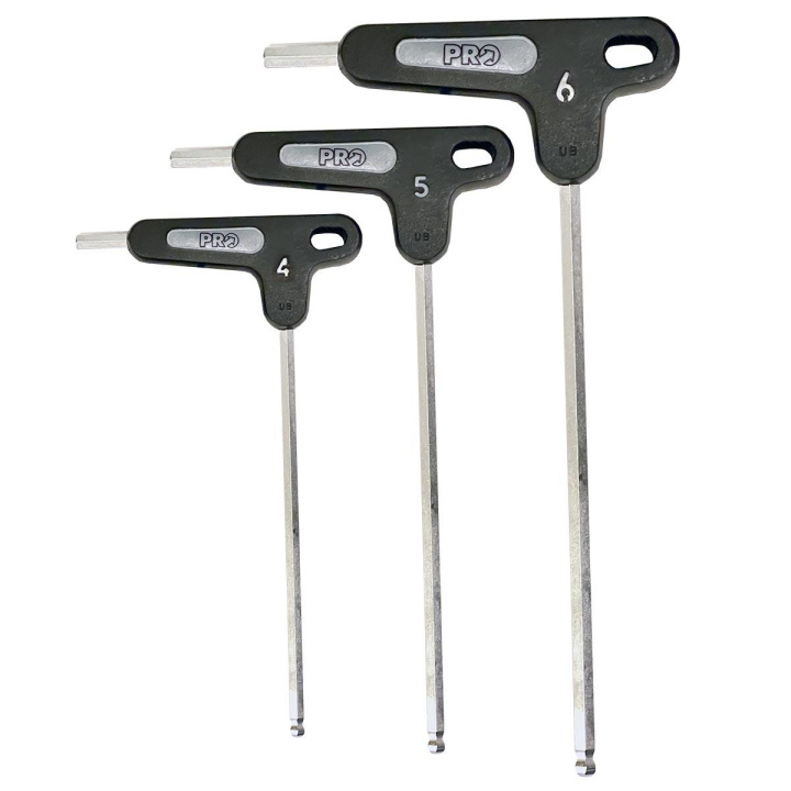Pro T-Nyckelset 4/5/6mm Insexnycklar i gruppen Tillbehör / Verktyg / Multiverktyg/Insex/Torx hos CykelCity (46607)