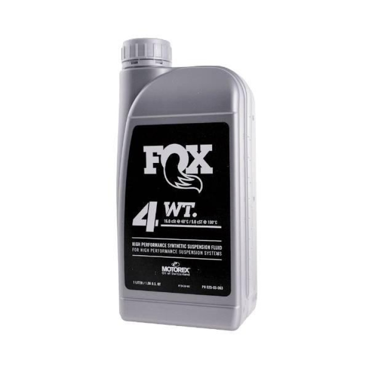 Fox Oil Suspension Fluid 4 WT 1L i gruppen Komponenter / Framgaffel/Dämpare / Dämparolja hos CykelCity (50028)