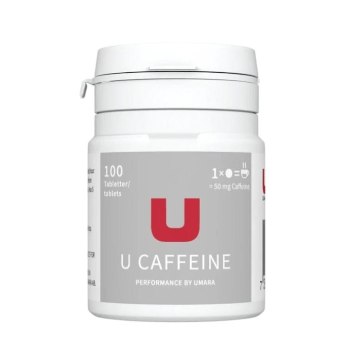 Umara U Caffeine Koffeintabletter 50mg 100st i gruppen Energi / Dryck hos CykelCity (51540)