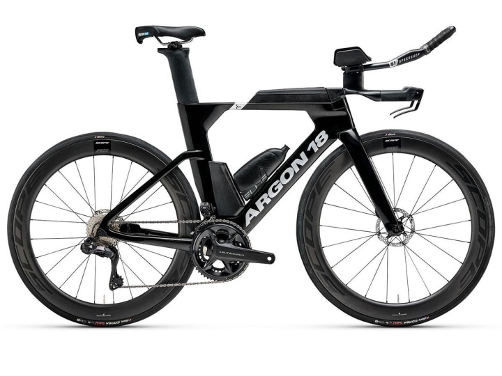 Argon 18 E117 Ultegra Di2 Triathloncykel Black Stealth i gruppen Cyklar / Tempo/triathloncyklar hos CykelCity (9279)